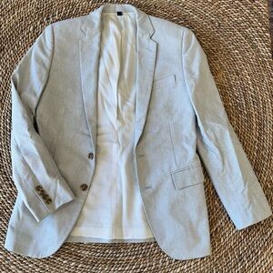 J. Crew Cotton Beige Blazer Jacket 36R